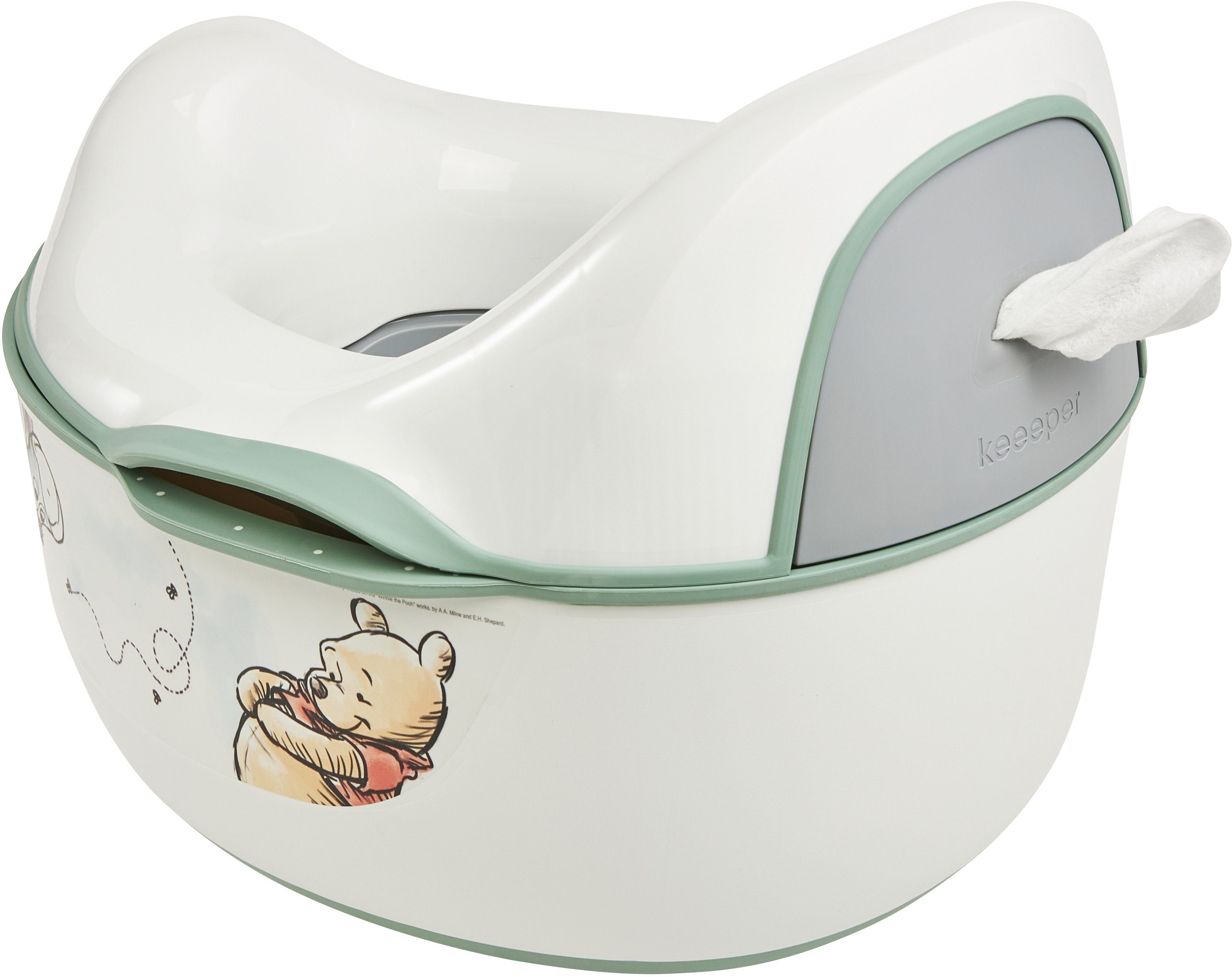 keeeper Toilettentrainer kasimir nordic - Weiß winnie babytopf deluxe schützt Made Europe, in white, Wald 4in1, FSC® - weltweit