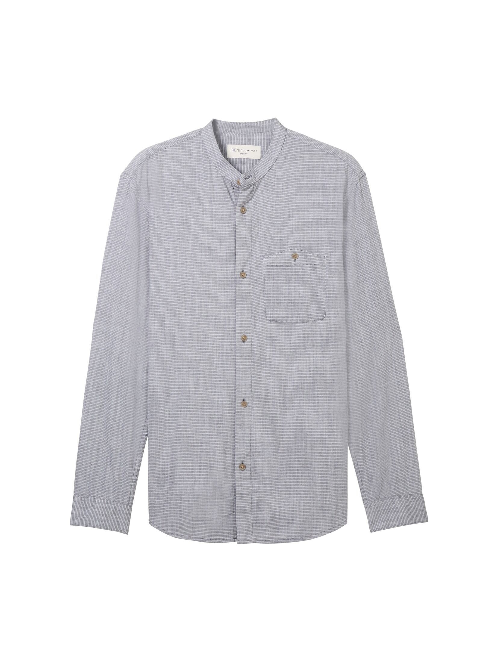 TOM TAILOR Denim Langarmhemd Strukturiertes Hemd günstig online kaufen