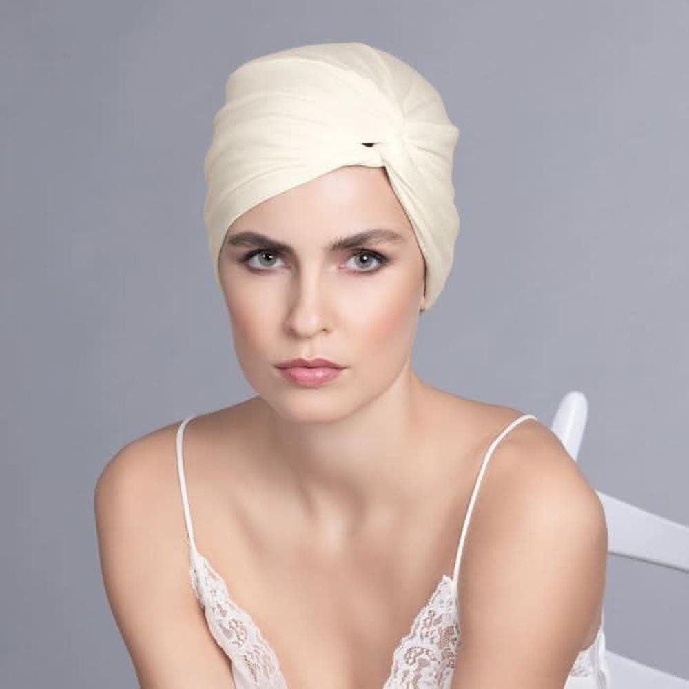 Ellen Wille Kopftuch Ellen Wille Namida, Eleganter Turban mit dekorativer Stoffschlaufe und viel Volumen.