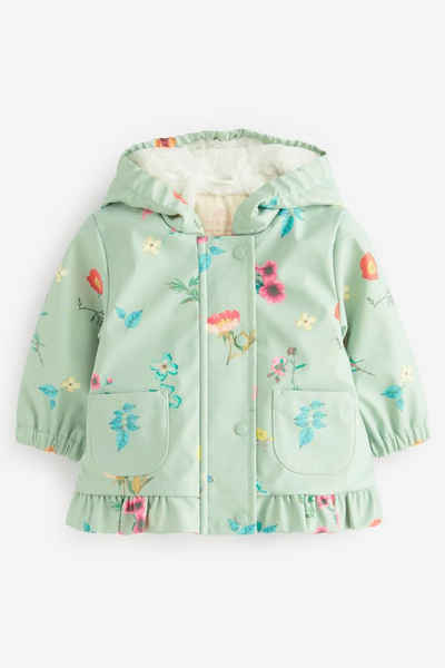 Next Regenjacke Wasserabweisende, gummierte Baby-Jacke (1-St)