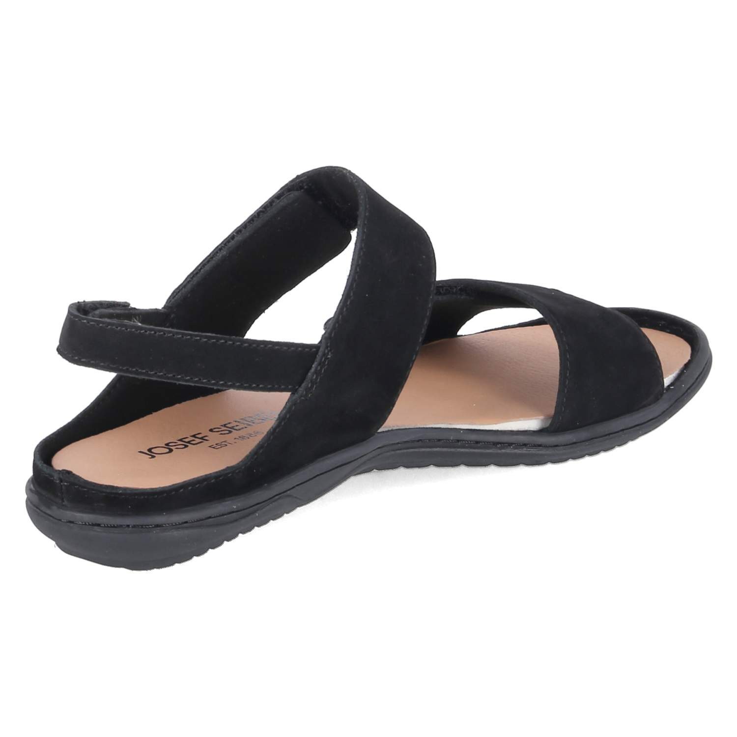 Josef Seibel Josef Seibel Flache Sandalen 75804724/105 Damen Rauleder black Sandalette – Bild 4 von 5