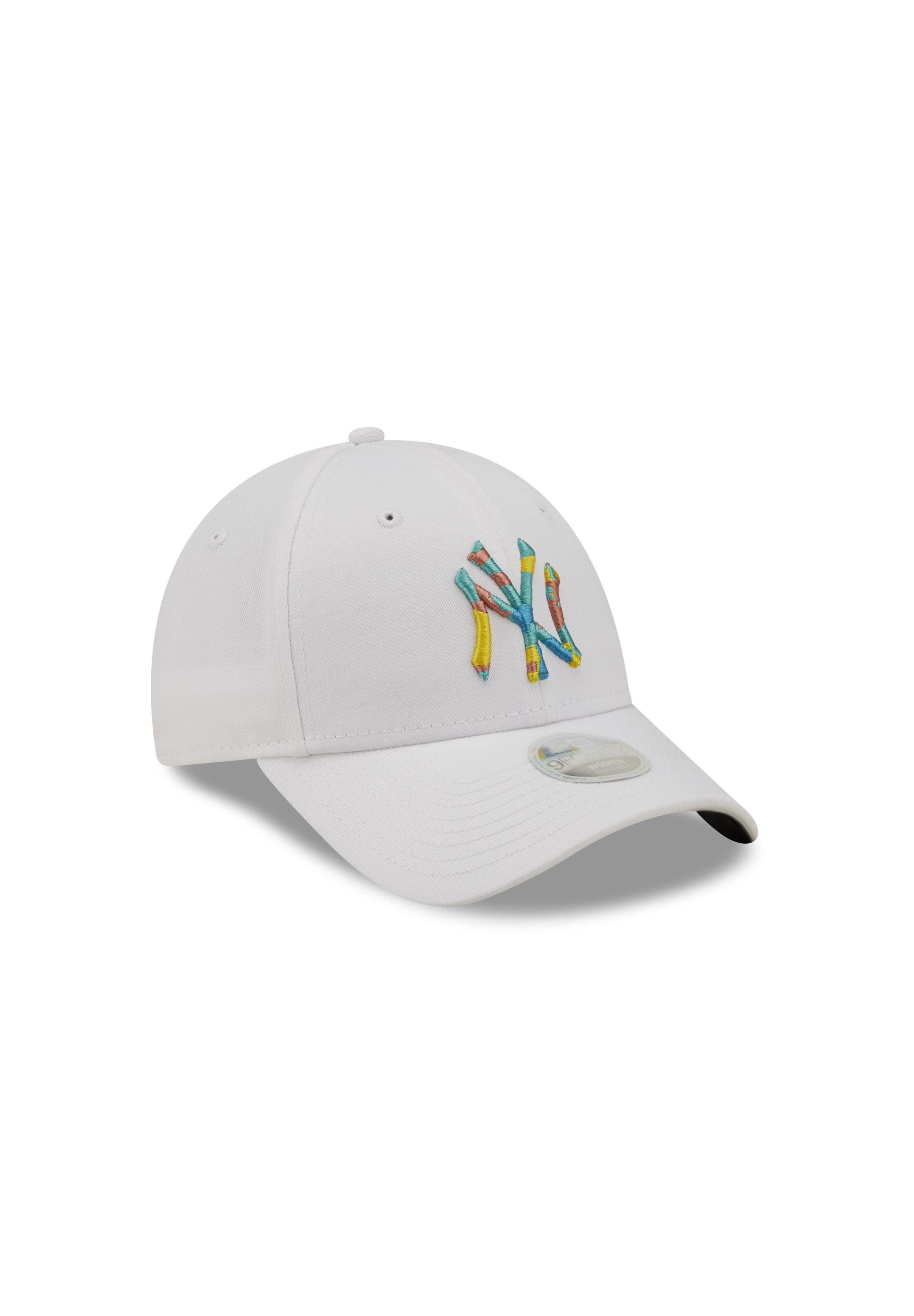 New Era Baseball Cap New York Yankees MLB Camouflage Infill White 9Forty Adjustable Women C (1-St)