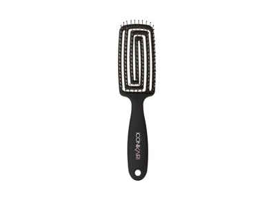 ICONIKAIR! Haarbürste Blow-Dry, Haarbürste Blow-Dry Brush Classic Mini, Kopfhaut Massagebürste, Detan 1-tlg., Wildschweinborsten, antistatisch, antibakteriell, luftdurchlässig