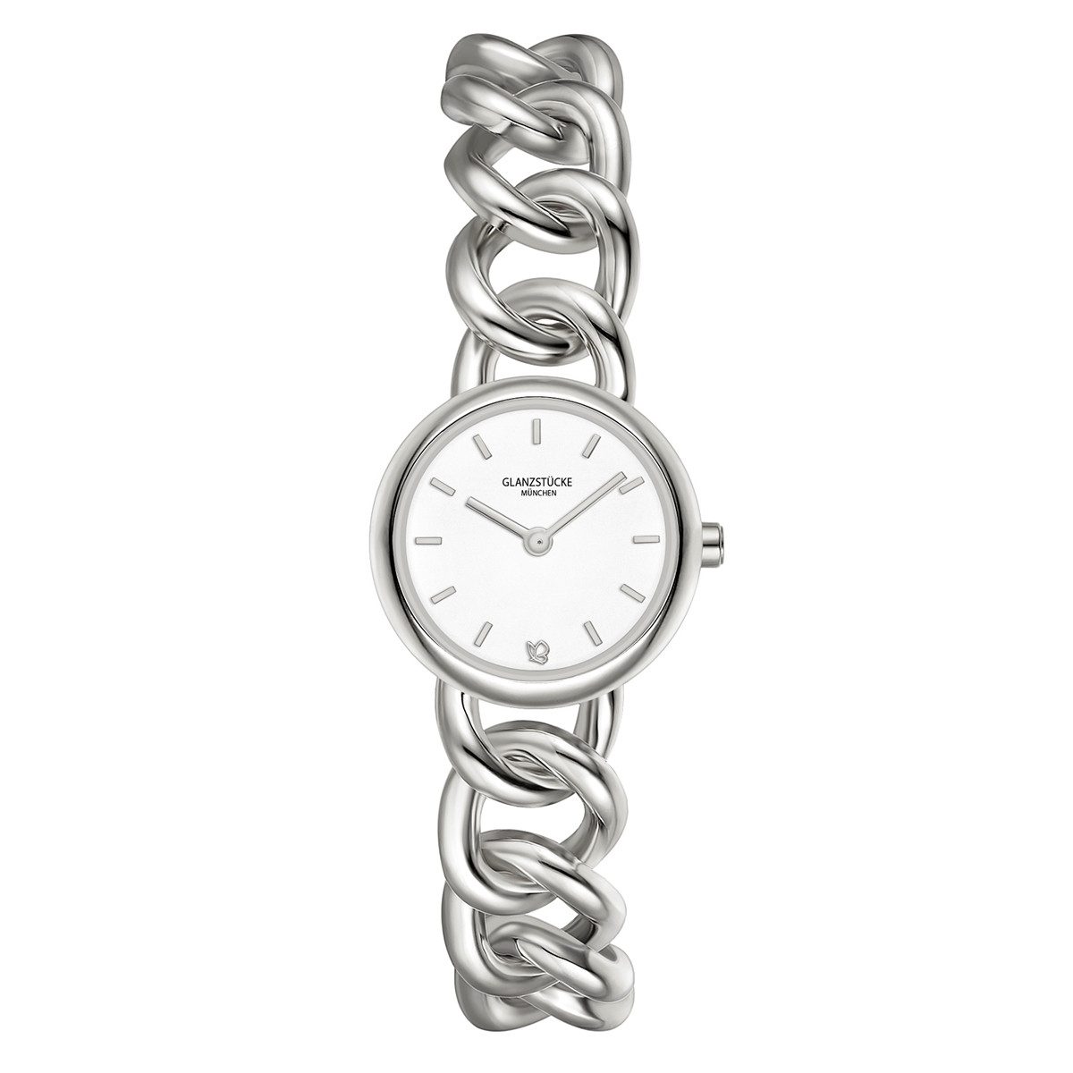 Glanzstücke München Quarzuhr silber günstig online kaufen