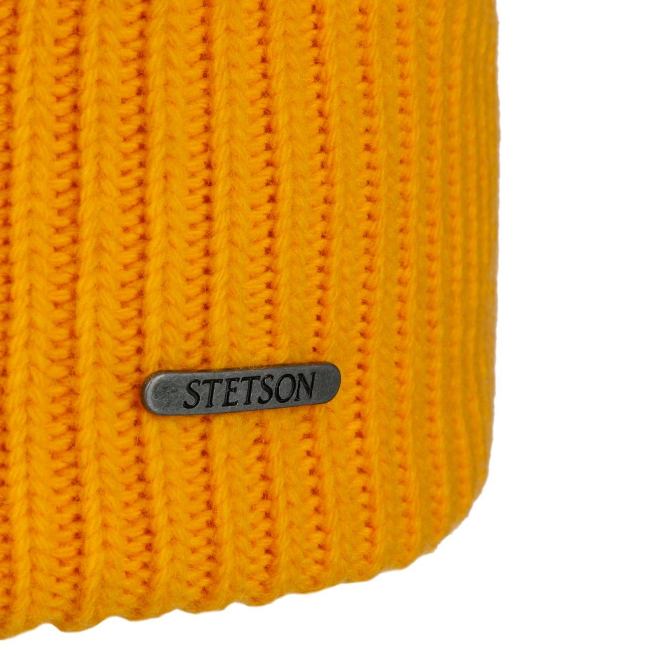mit Mütze Umschlag, Stetson Made gelb Beanie in Italy (1-St)