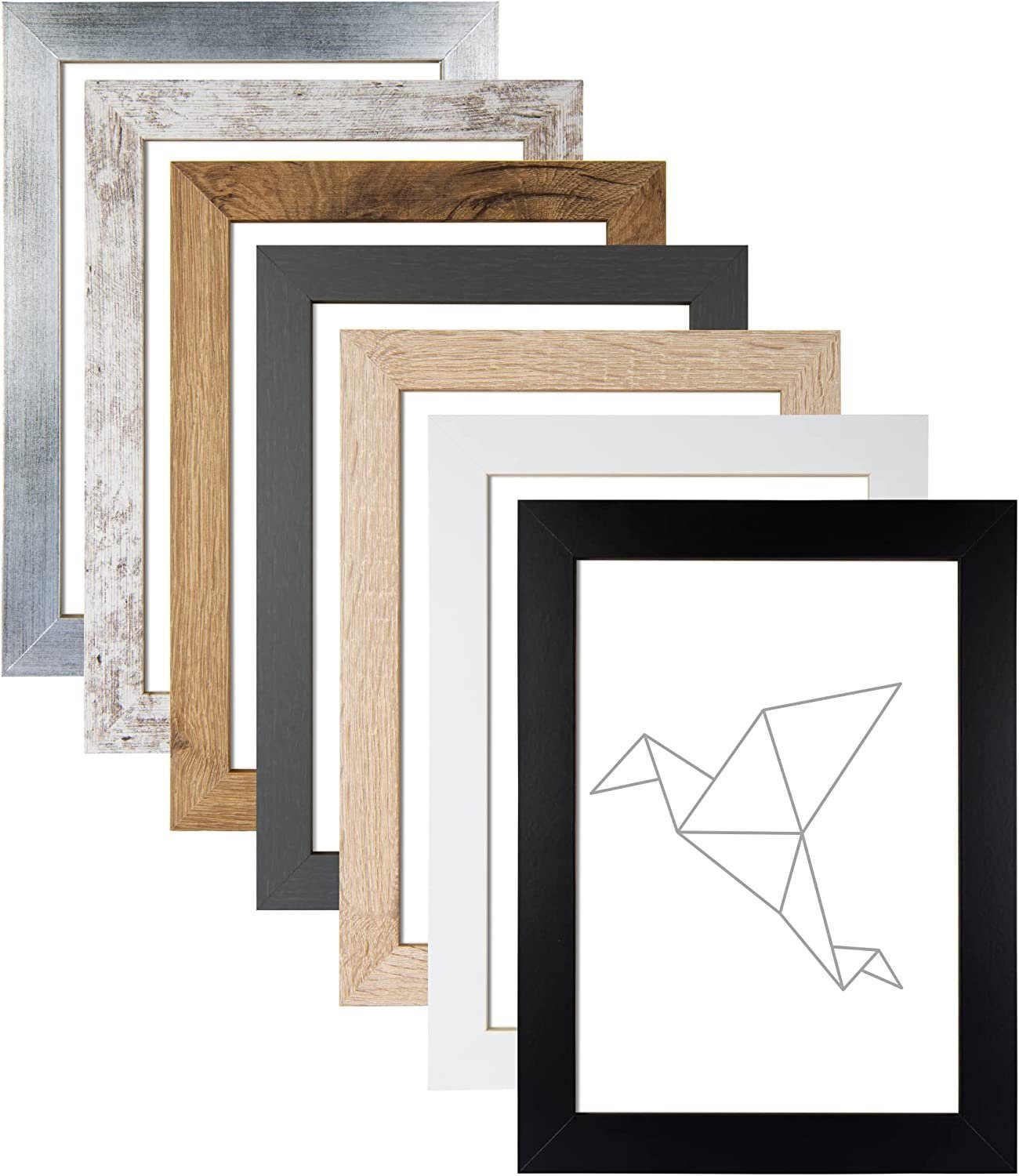 Clamaro Rahmen, Bilderrahmen Türkis CLAMARO Collage nach Maß FSC® Holz M3016