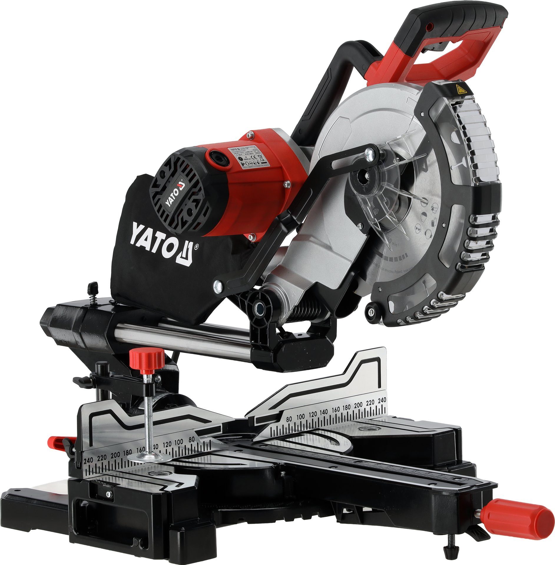 Yato Kapp- und Gehrungssäge Sega troncatrice da 1800 W, 255 mm, Kapp- und Gehrungssäge 255 mm 1800 W mit Laser und Zugfunktion