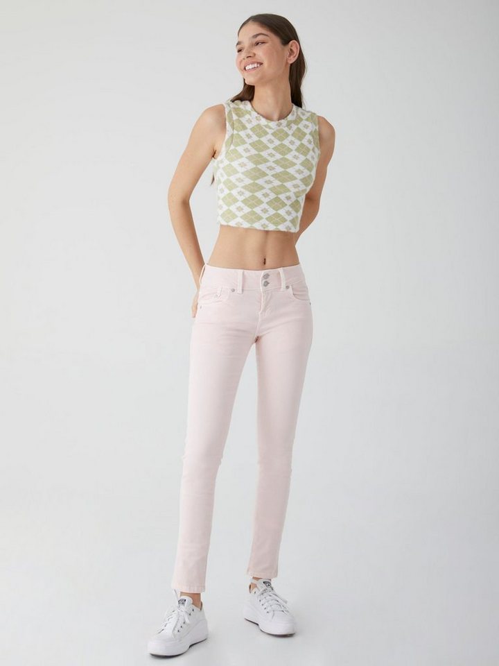 LTB Slim-fit-Jeans LTB Molly M Pink Shadow Undamaged Wash Jeans