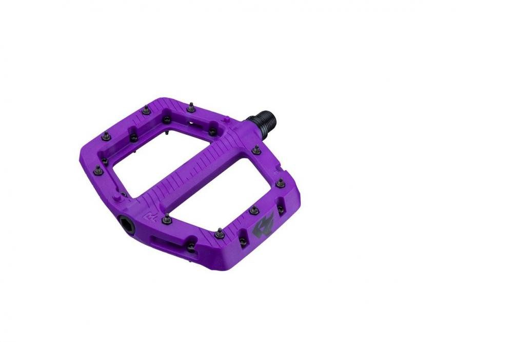 Race Face Plattformpedale Race Face Chester Large Plattform-Pedal, purple lila - griffiges MTB-P