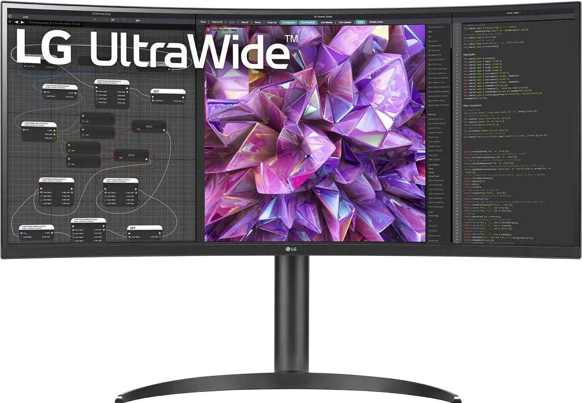 LG 34WQ75X LCD-Monitor (87 cm/34 ", 3440 x 1440 px, UWQHD, 5 ms Reaktionszeit, 60 Hz, IPS-LED)