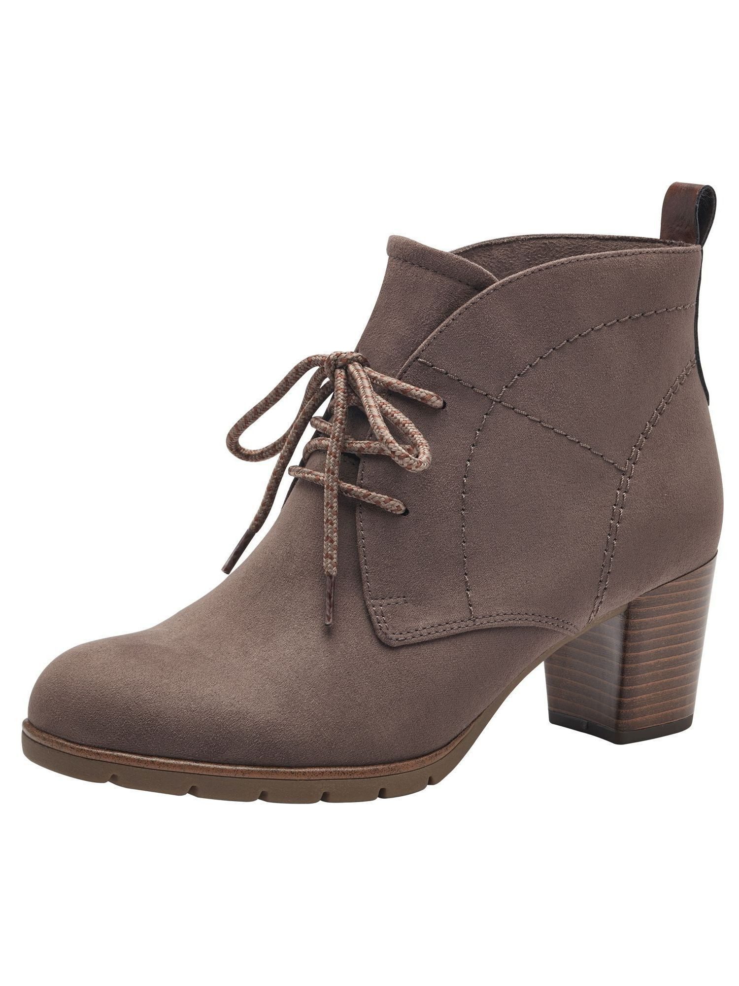 MARCO TOZZI Vegan mit Blockabsatz Blockabsatz 2-25107-41 Stiefelette Vegan
