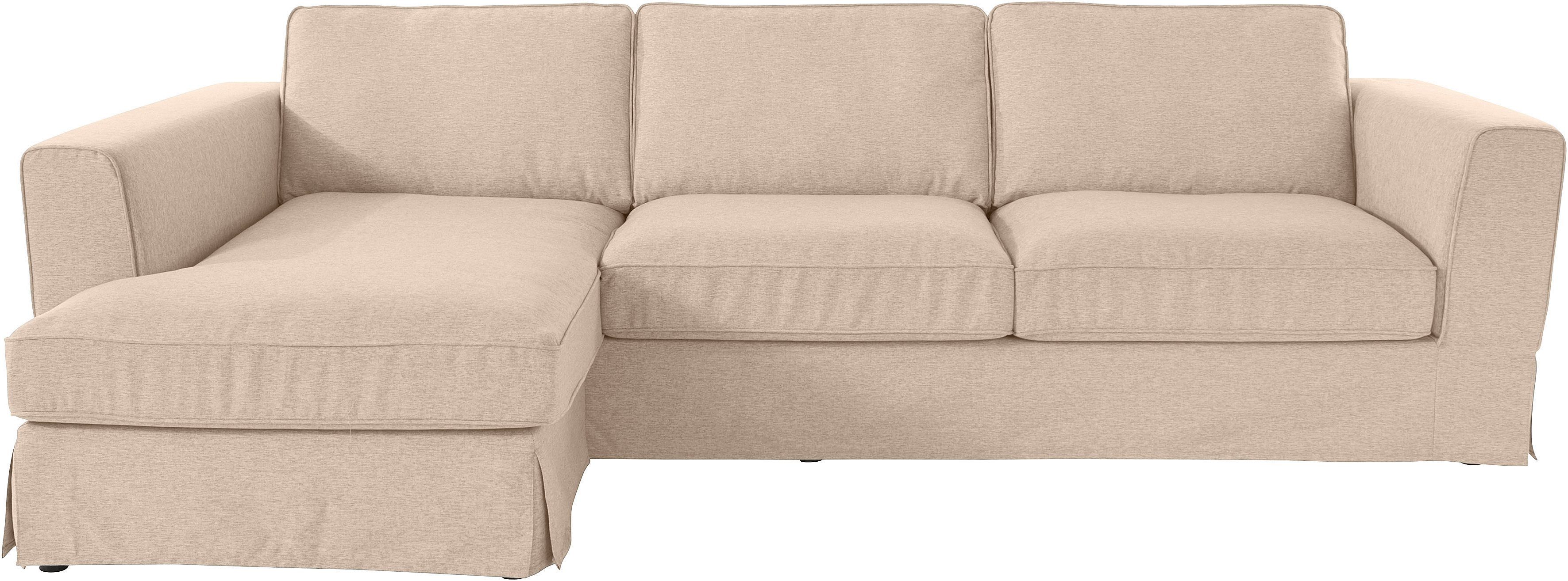 Home affaire Ecksofa Vintage L-Form, 3-Sitzer Polsterecke im Landhausstil, mit abnehmbarer Husse. Reduzierter Preis € 1.099,99. Unverbindliche Preisempfehlung € 1.545,00