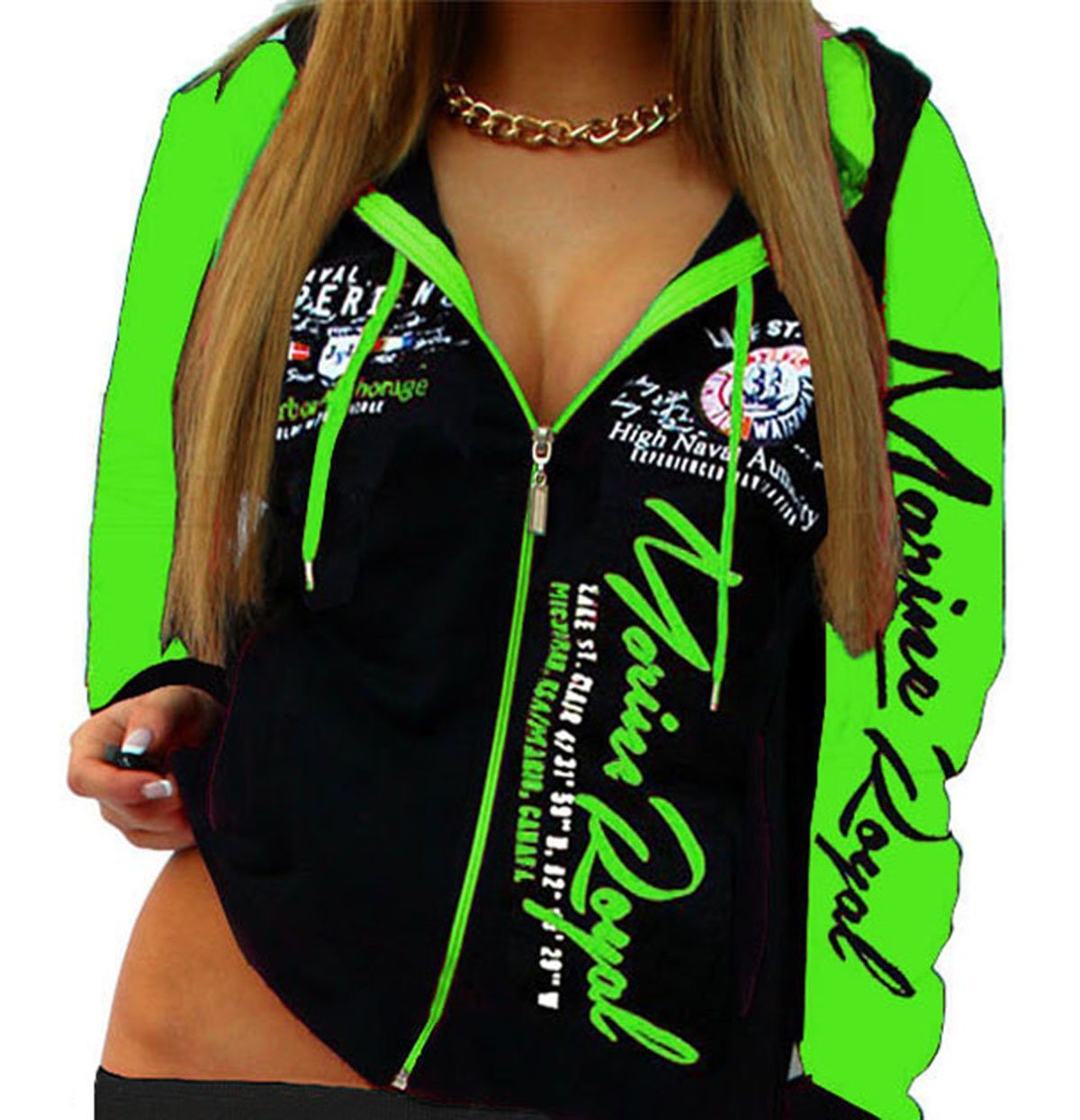 Jaylvis Collegejacke Damen Collegejacke Sweatjacke Sportjacke günstig online kaufen
