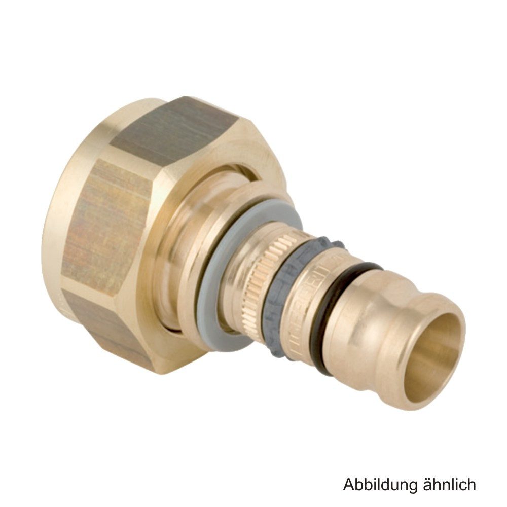 GEBERIT Wasserrohr Geberit Mepla Verteilerabgang zu Eurokonus DN 12 16mm 3/4"G aus Rotgus