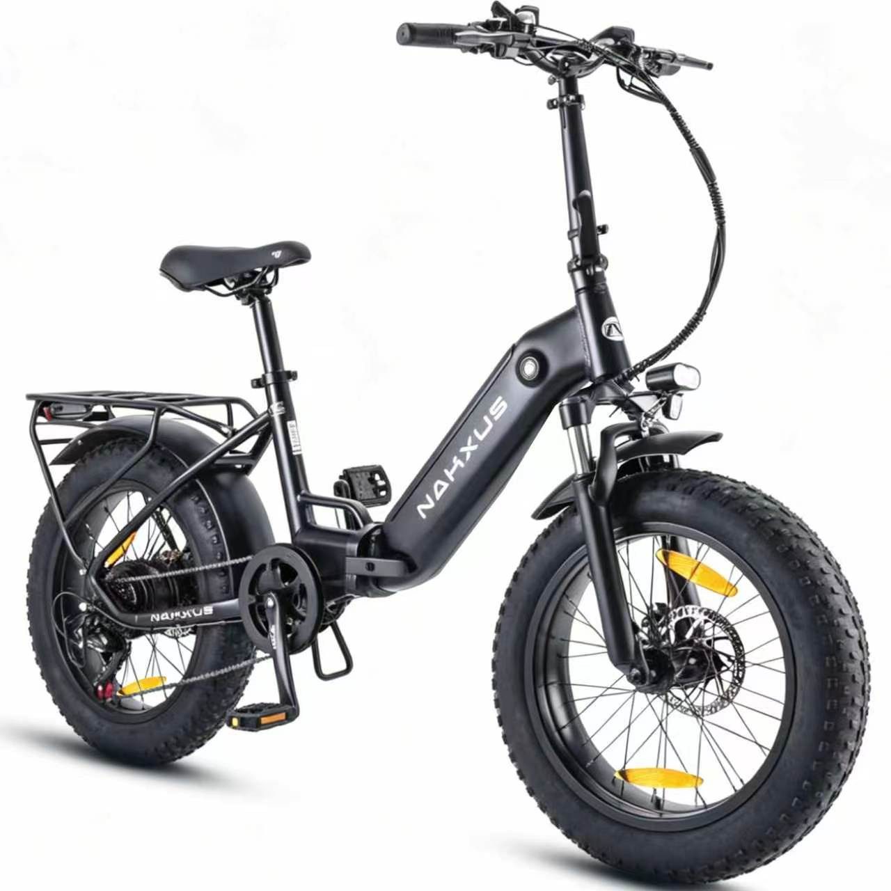 Vankel E-Bike Klapprad M222 E-Fahrrad Damen u. Herren 432WH Pedelec, 36V 12AH 55 km, Kettenschaltung, Heckmotor, 432 Wh, (Beleuchtungsset mit Batterieladegerät, Batterieschlüssel, Werkzeug), Faltbares City-Elektrofahrrad mit Korb, Shimano 7-Gang, Gepäckträger