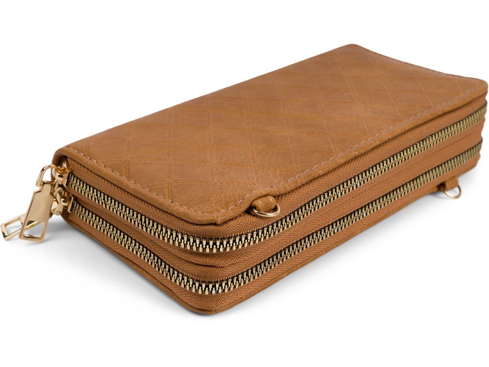 styleBREAKER Mini Bag 2 in 1 Umhängetasche - Geldbörse Rauten (1-tlg)