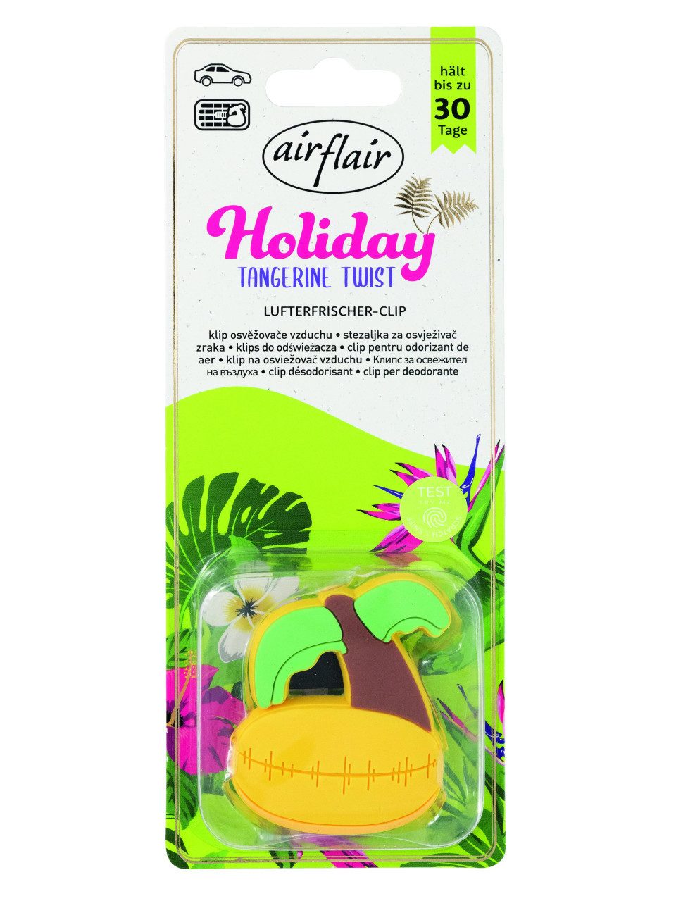 Airflair Raumduft airflair Lufterfrischer Clip Holiday Palme