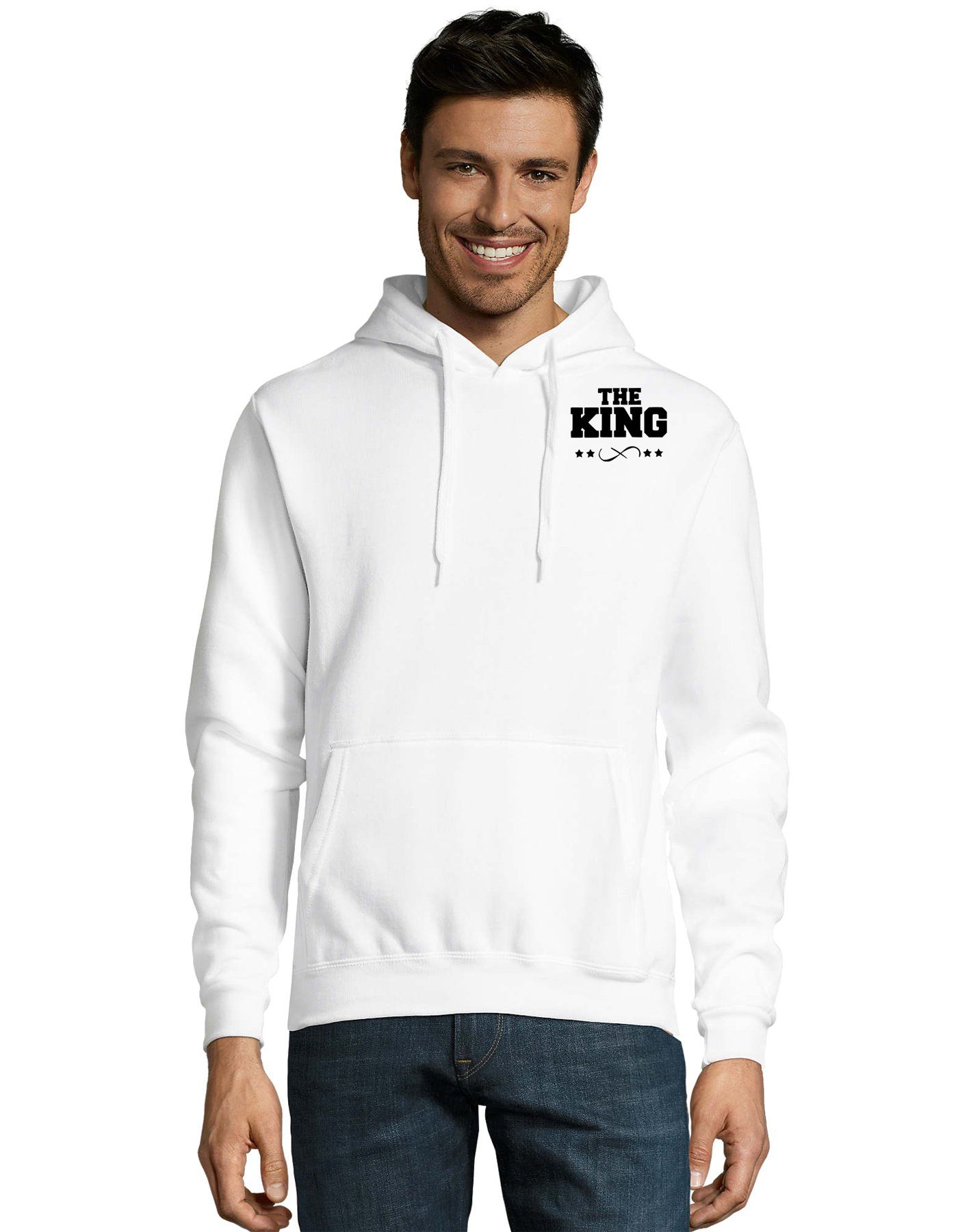 Hoodie Unisex Paar Pärchen Pullover The King His Queen Valentin Bff Friends