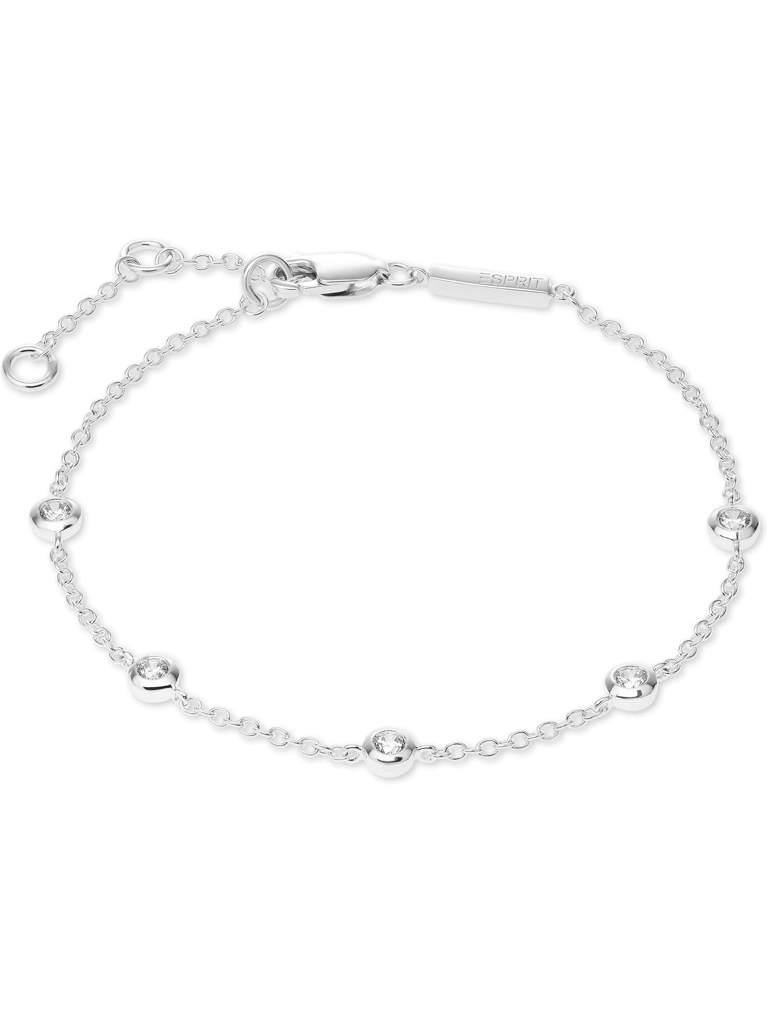 Esprit Armband ESPRIT Damen-Armband 925er Silber 5 Zirkonia, modern