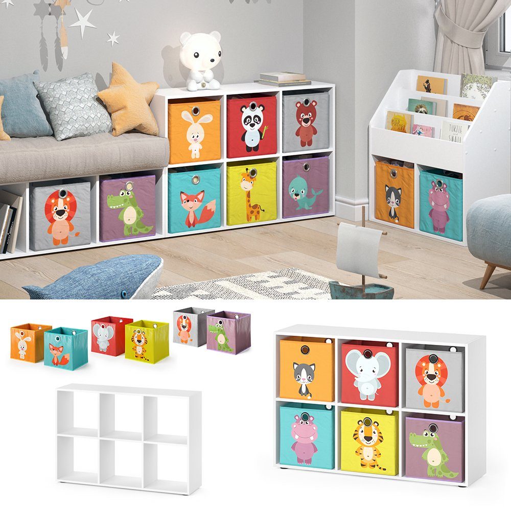 Vicco Bücherregal, Weiß, 107.2 x 72.6 günstig online kaufen