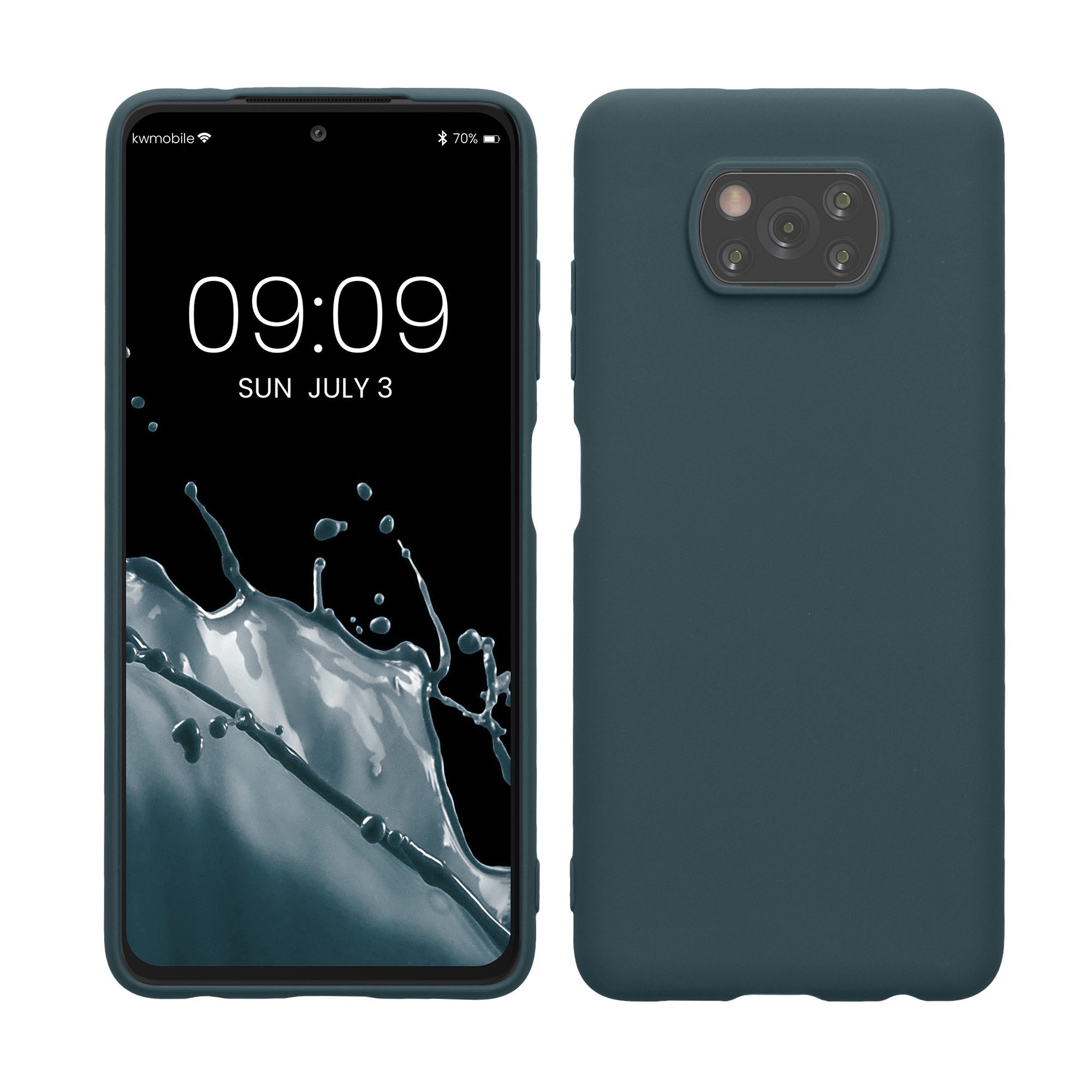kwmobile Handyhülle Hülle für Xiaomi Poco X3 NFC / Poco X3 Pro, Hülle Silikon - Soft Handyhülle - Handy Case Cover