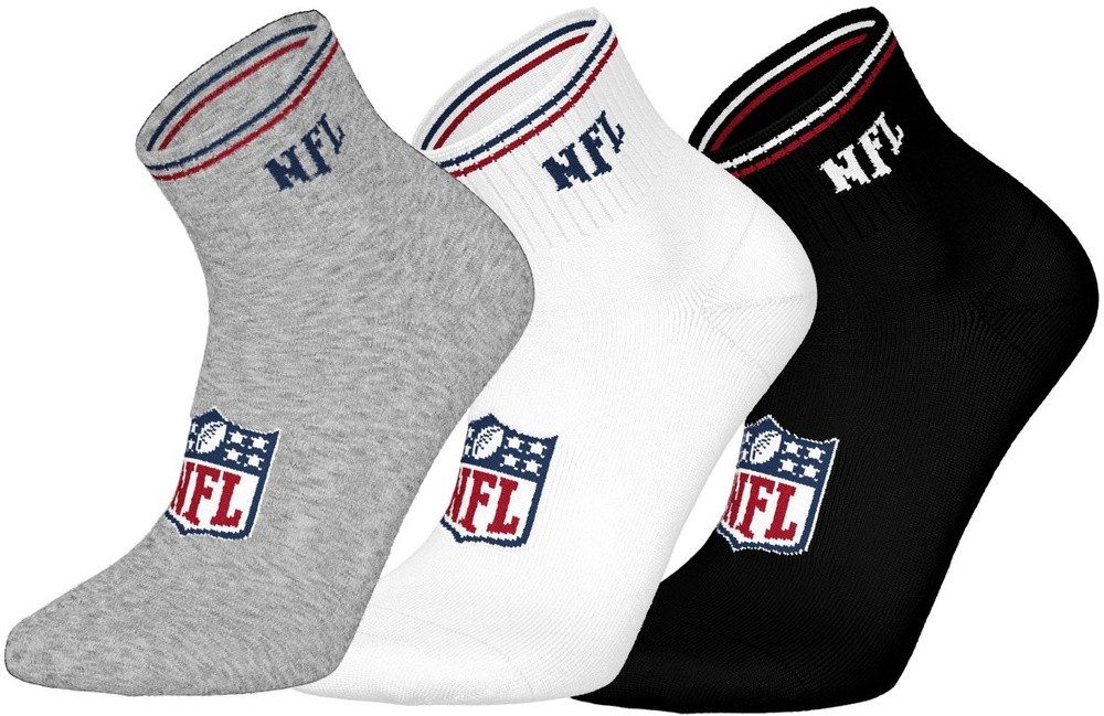 NFL Shield Socken 3pk Quarter Socks günstig online kaufen