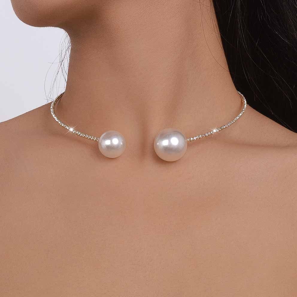 Frauen für Choker Kreative Perlenkette SRRINM offene