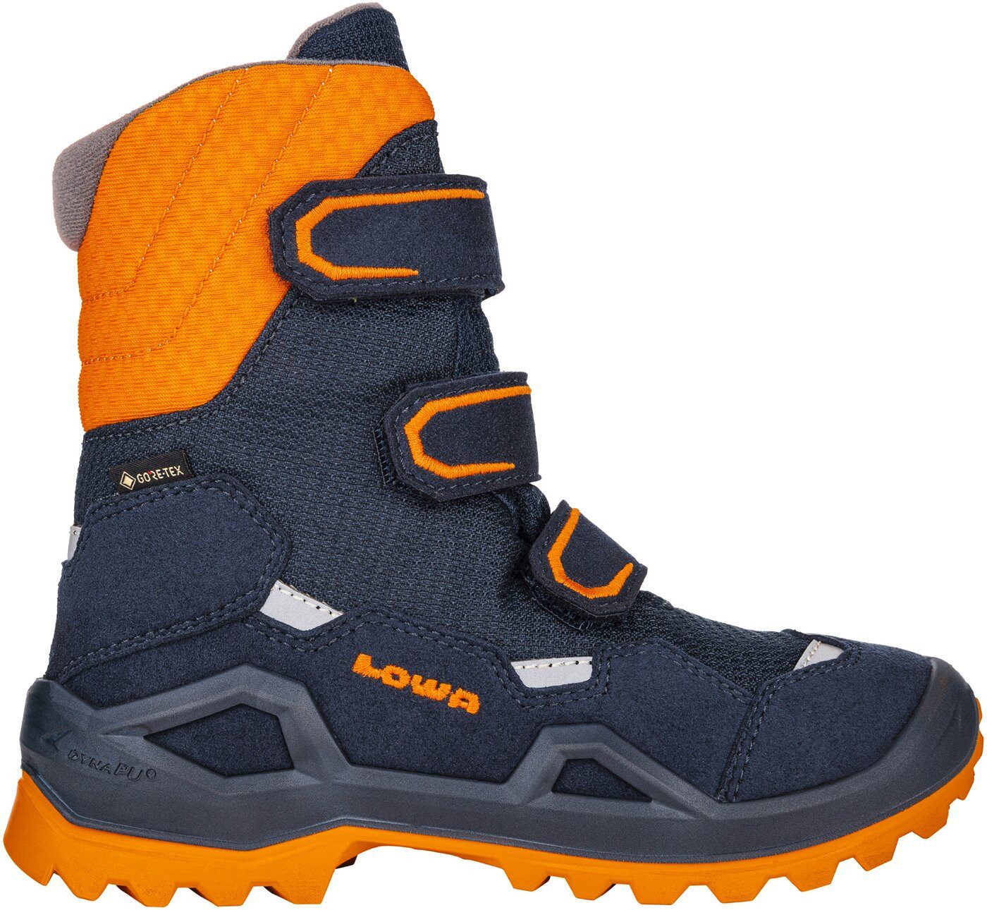 navy/orange