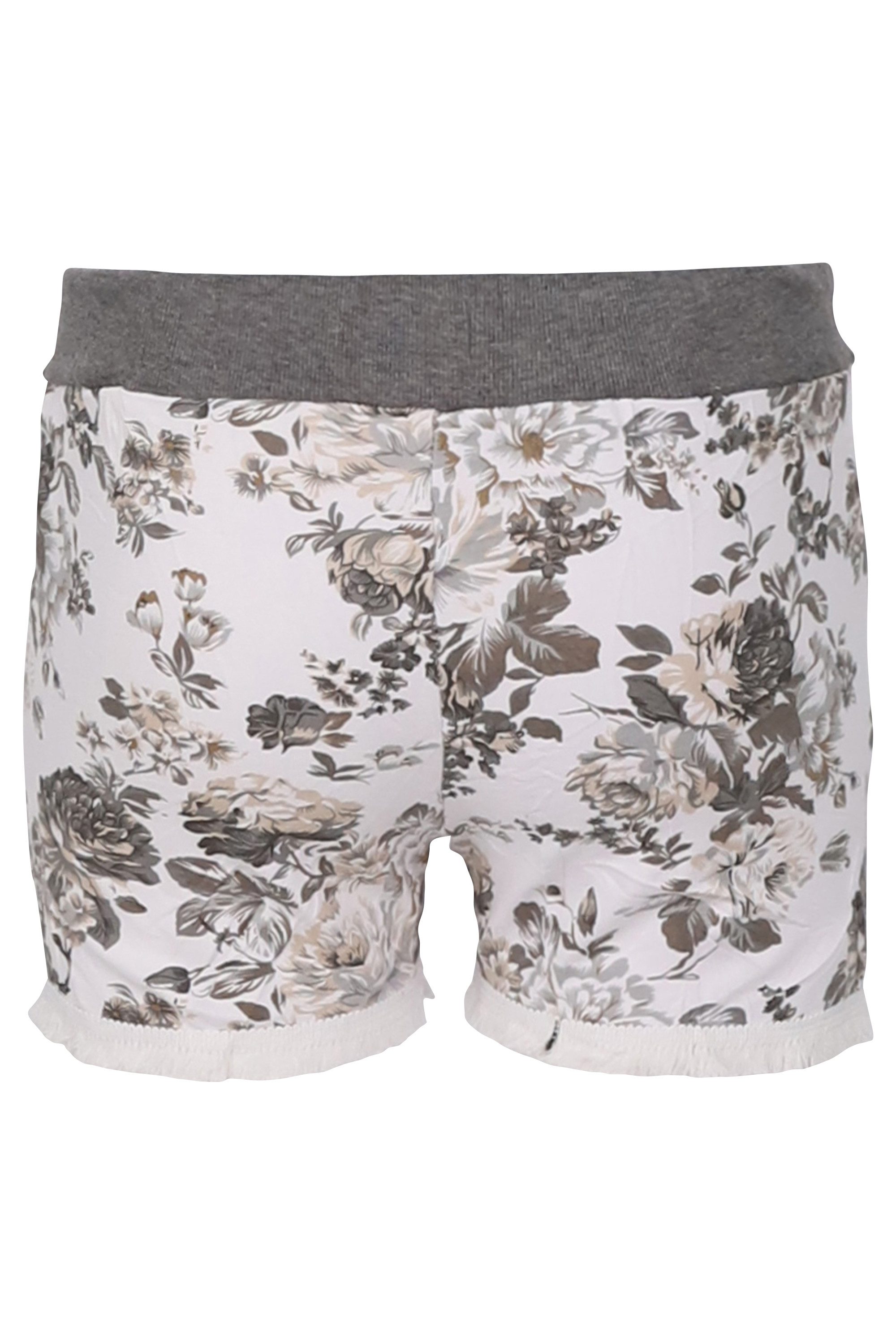 malito more than fashion Hotpants Hotpants Flower Print 2333 kurze Sommer Short mit floralem Print