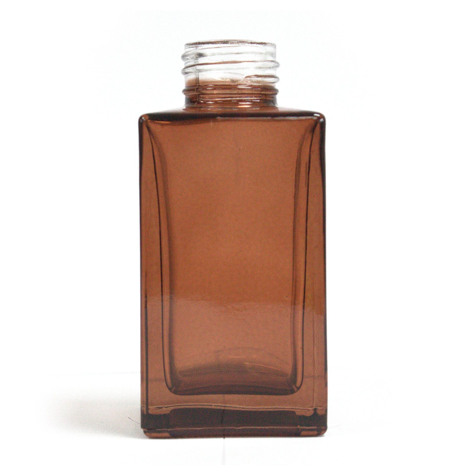 Bali-Homedecor Duftlampe 100 ml Quadratische hohe Diffusionsflasche - Bernstein