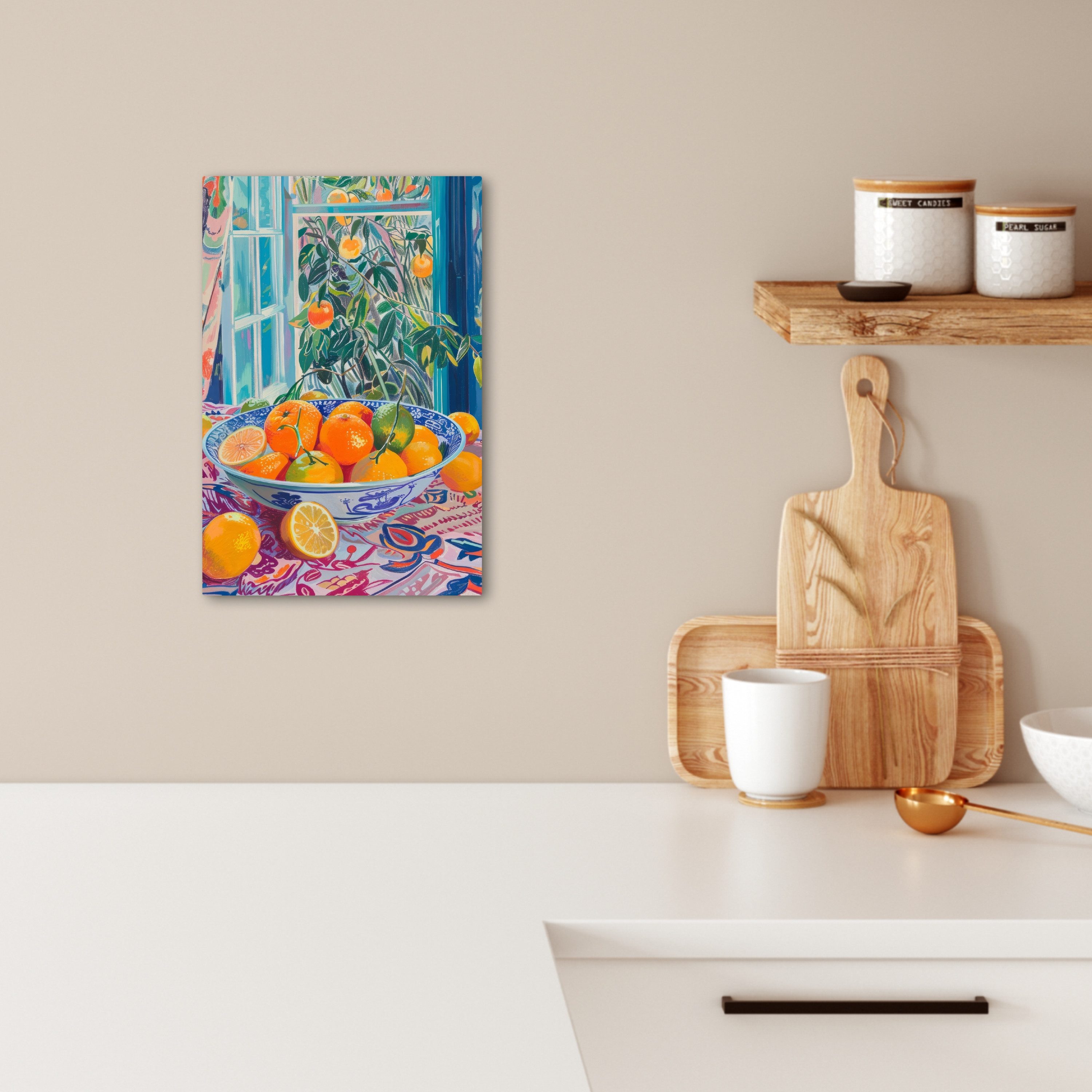 OneMillionCanvasses® Leinwandbild Stilleben - Farbenfroh - günstig online kaufen