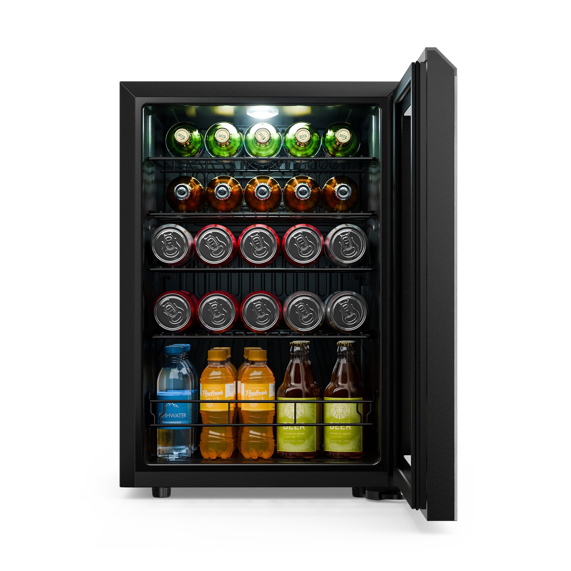 Klarstein Getränkekühlschrank 10048319, 64.5 cm hoch, 43 cm breit