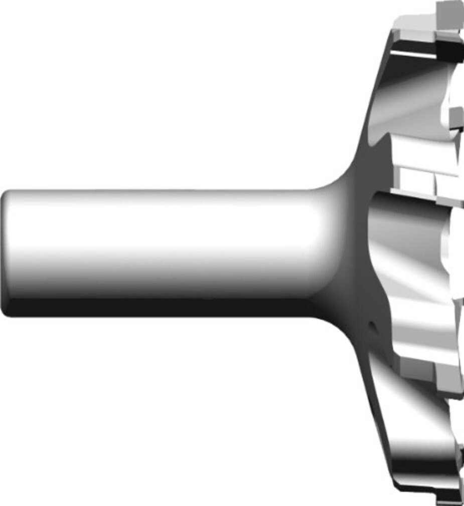 R 25x90x25mm Wendeplattenfräser Stehle [R] Falz-Schaft-Fräser 3508 Plan-und Z=8