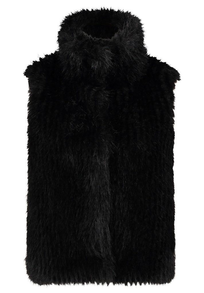 Amber & June Shirtweste Weste PlUEsch