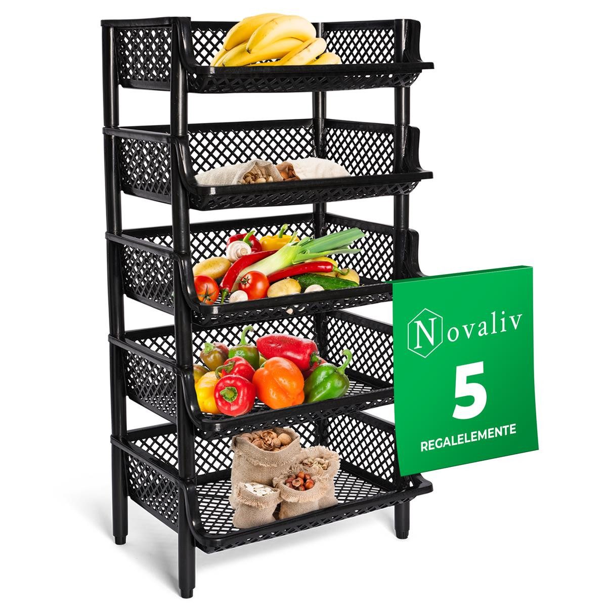 Novaliv Regal -, 5-tlg., 5x Steckregal Kunststoff günstig online kaufen