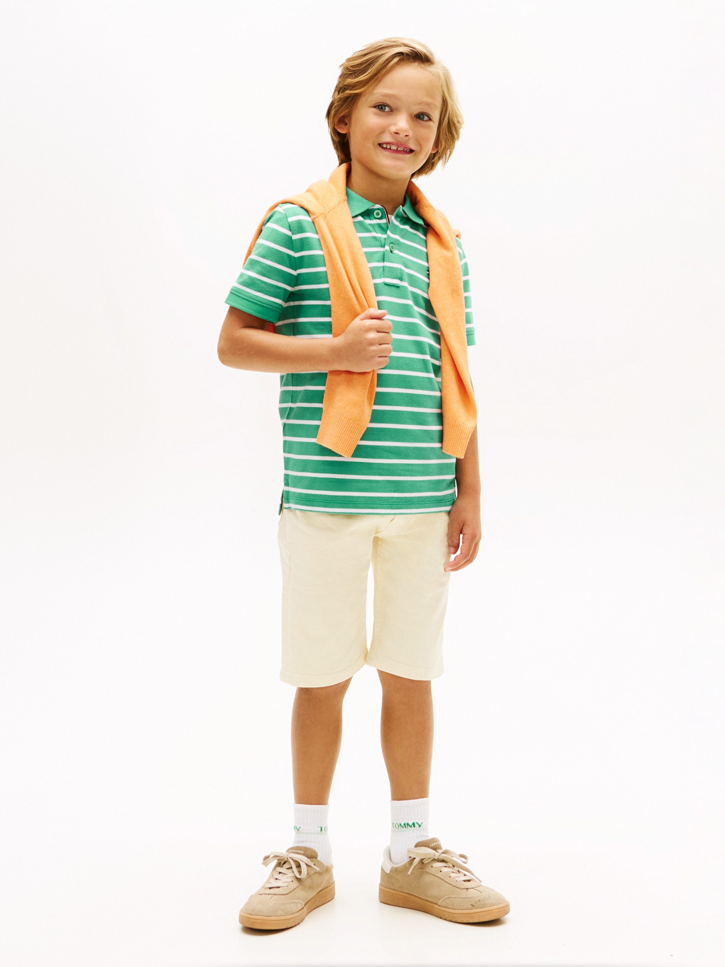 Tommy Hilfiger Poloshirt FLAG POLO SS Kinder bis 16 Jahre, regular fit