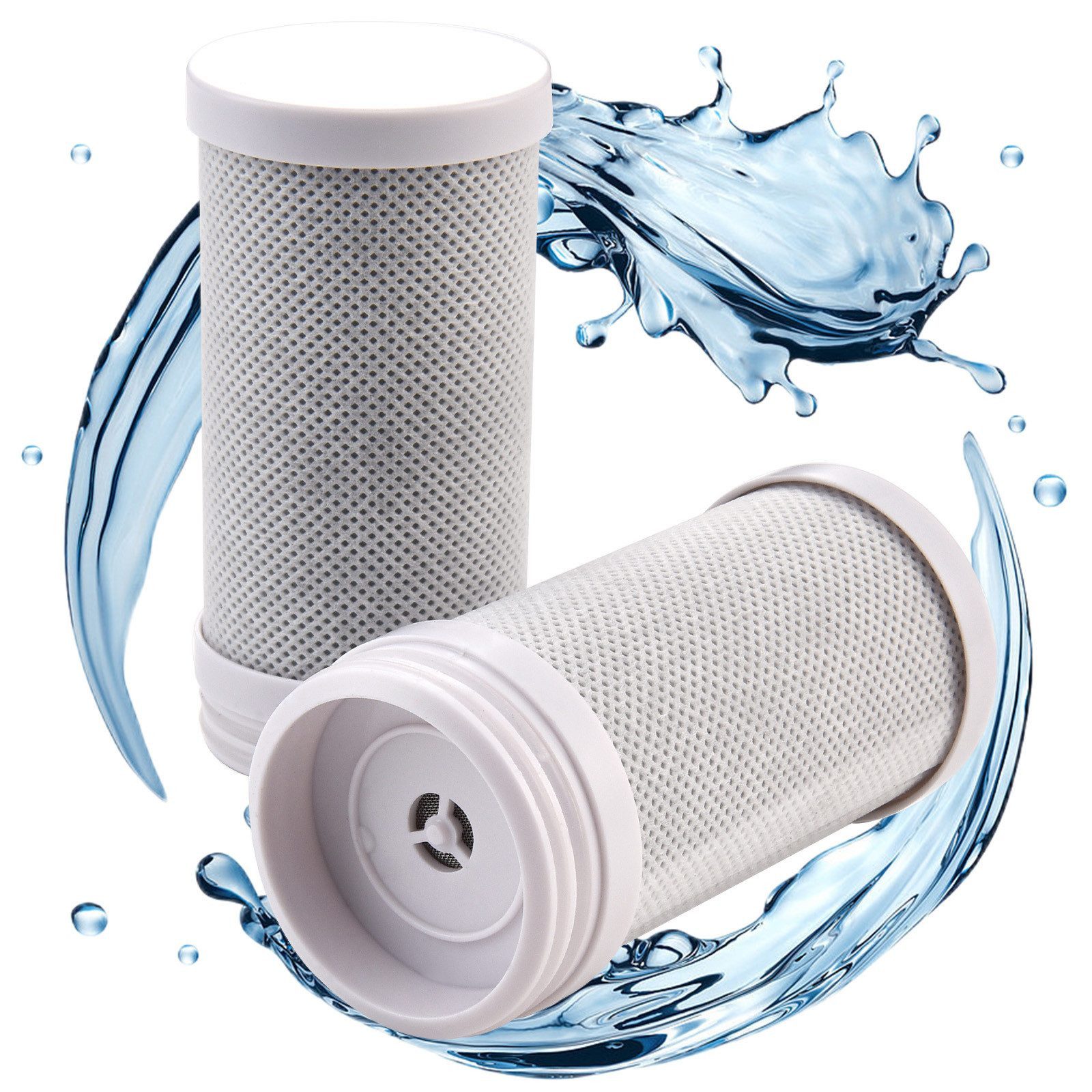 HOMELODY Küchenarmatur-Filterkopf Wasserreiniger Filterelement Wasserhahn Filterelement 2er-Pack