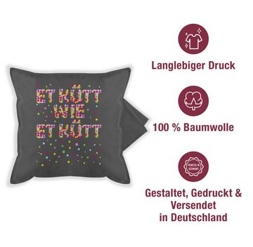 Kissenbezüge Et kütt wie et kütt - Konfetti Köln Kölsch Grundgesetz Echte Kölner, Shirtracer (1 Stück), Karneval & Fasching - Kissen