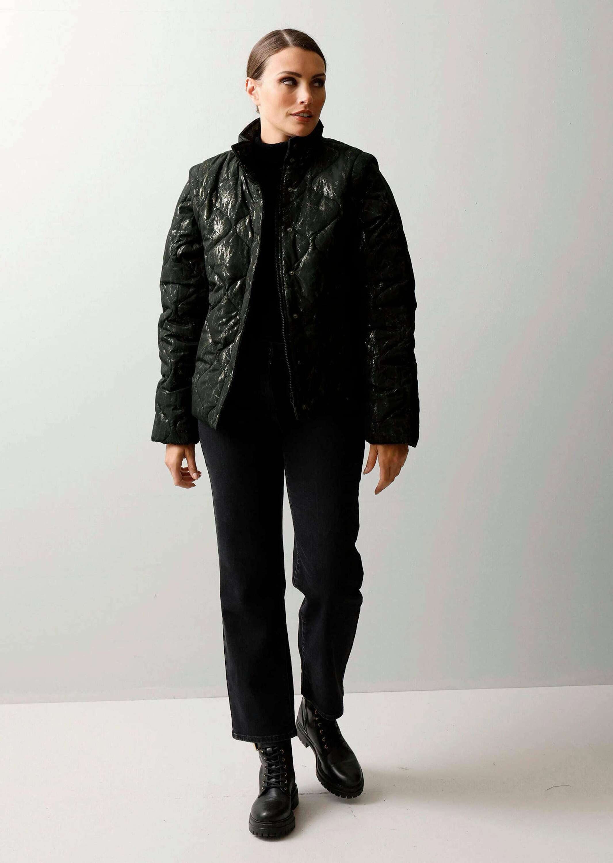 Alba Moda Steppjacke Steppjacke mit Wellenstepp