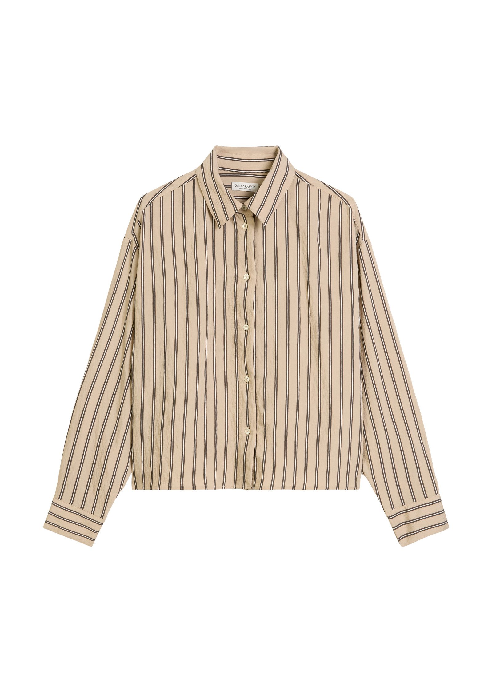 Marc O'Polo DENIM Блузкиtop Blouse, flared boxy shape, kent col