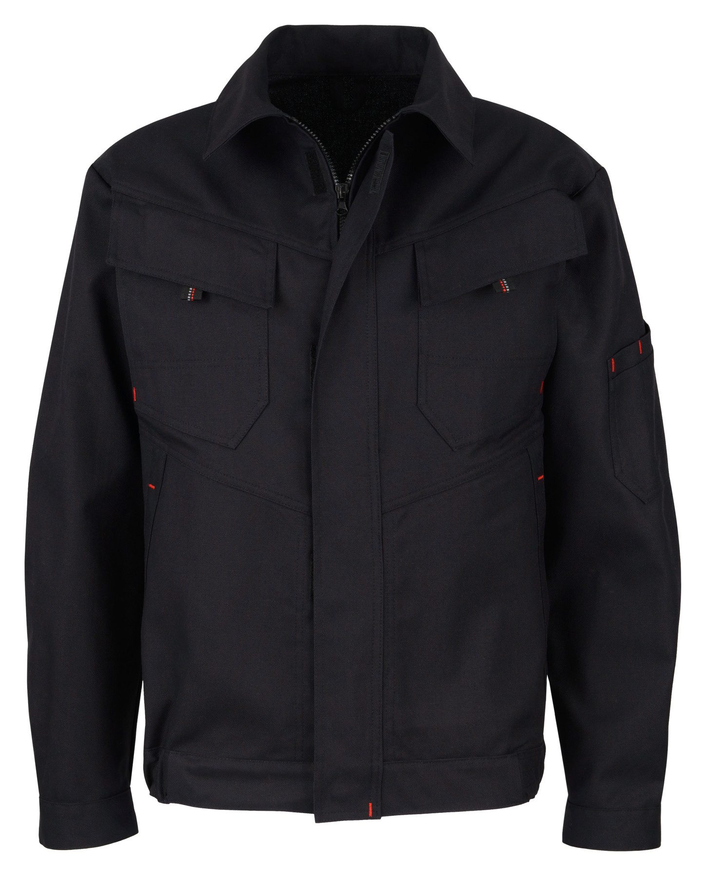 BEB Arbeitsjacke beb HANDWERK Herren Bundjacke PREMIUM Baumwollmix CANVAS Schwarz