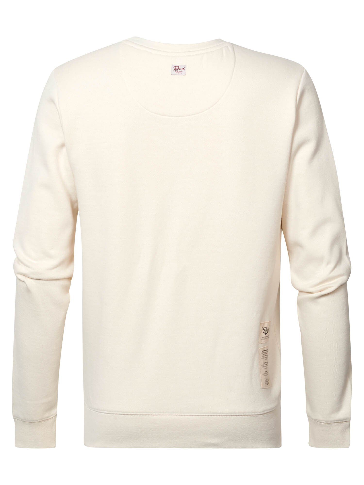 Neck Industries weiss Sweater Round Petrol Sweatshirt Pullover Print
