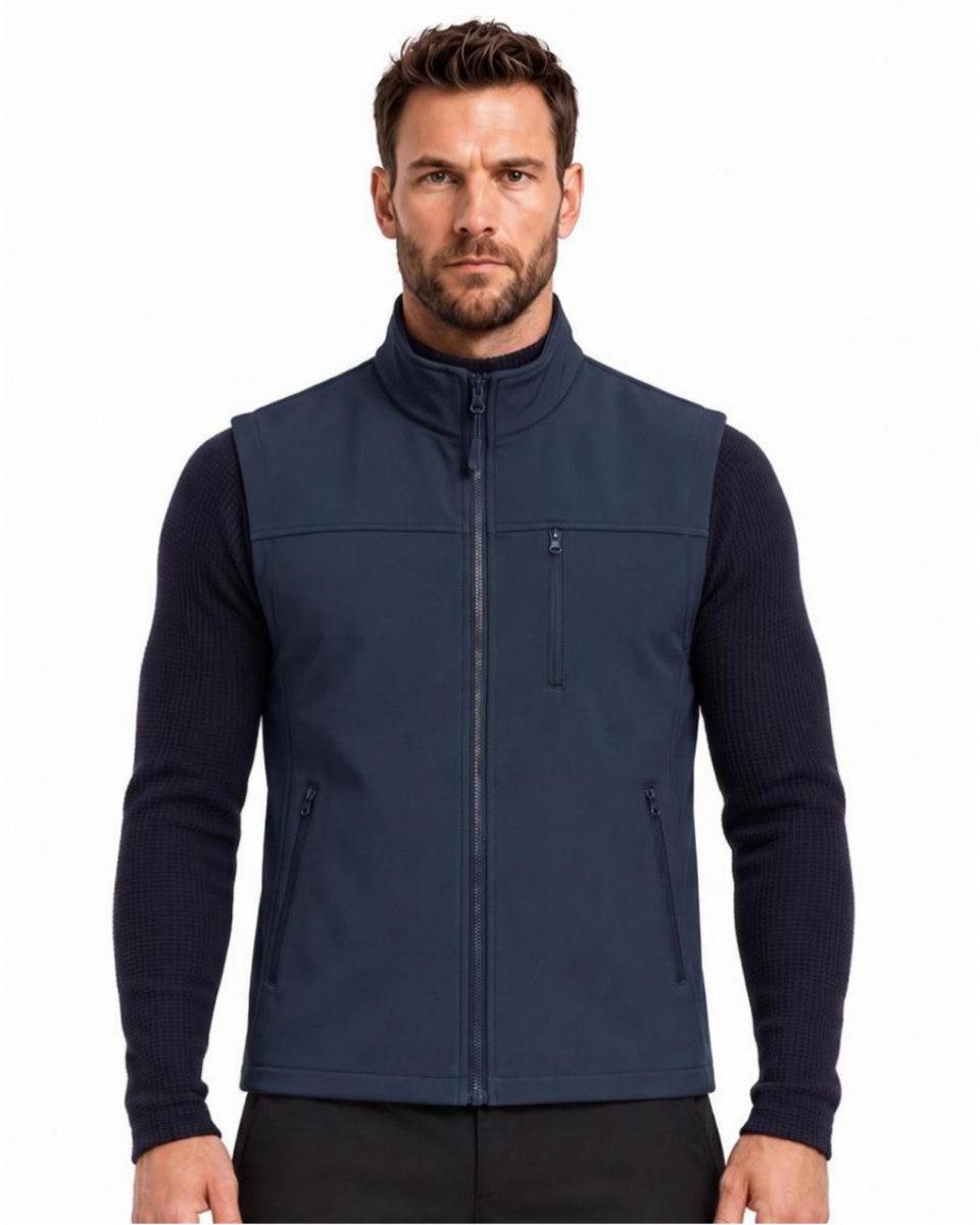 YOUTHUP Fleeceweste Herren Regular Fit Outdoorweste mit Soft Fleecefutter