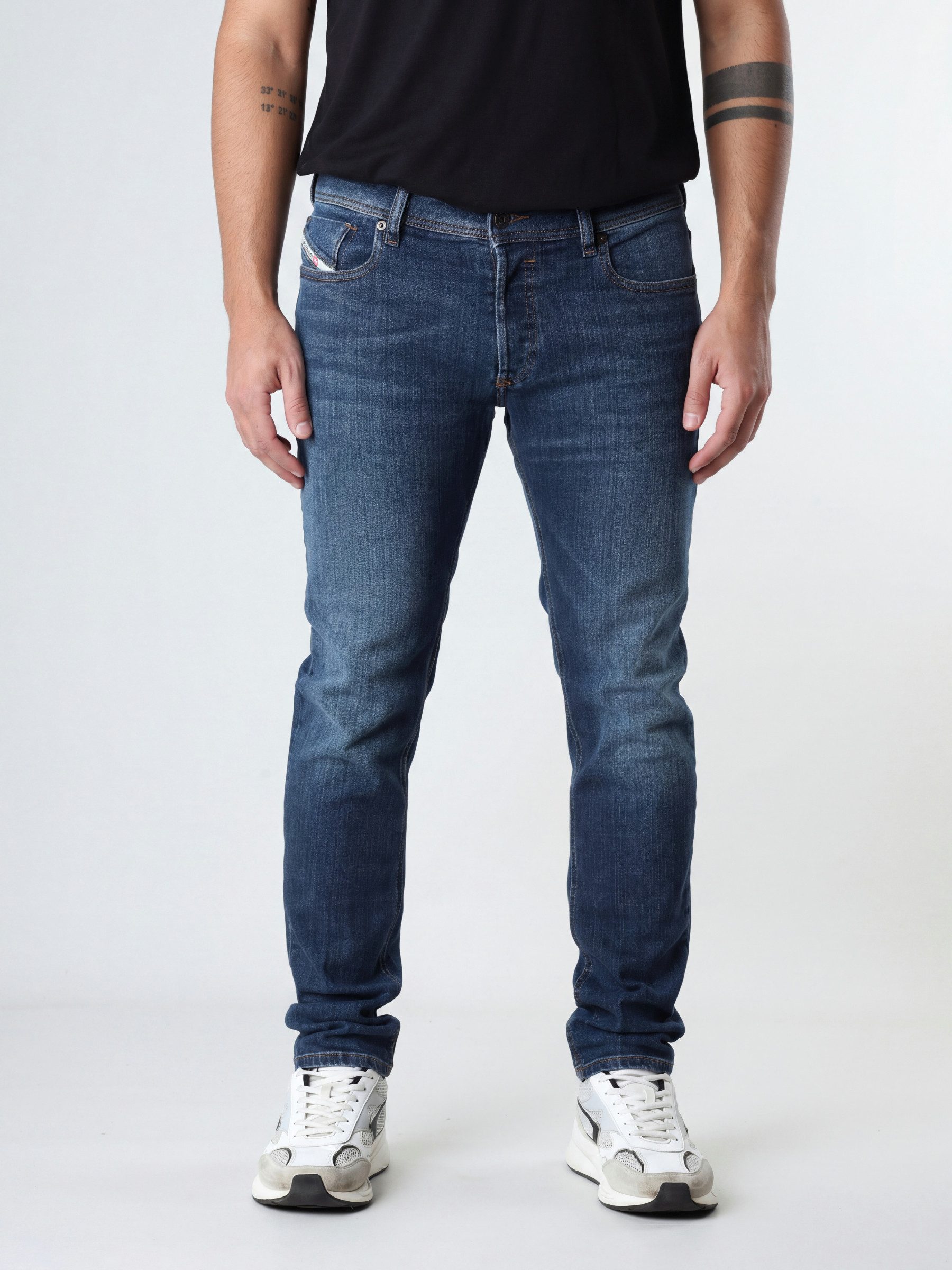 Skinny-fit-Jeans Stretch Röhrenjeans - TROXER R9K40 - Länge:32