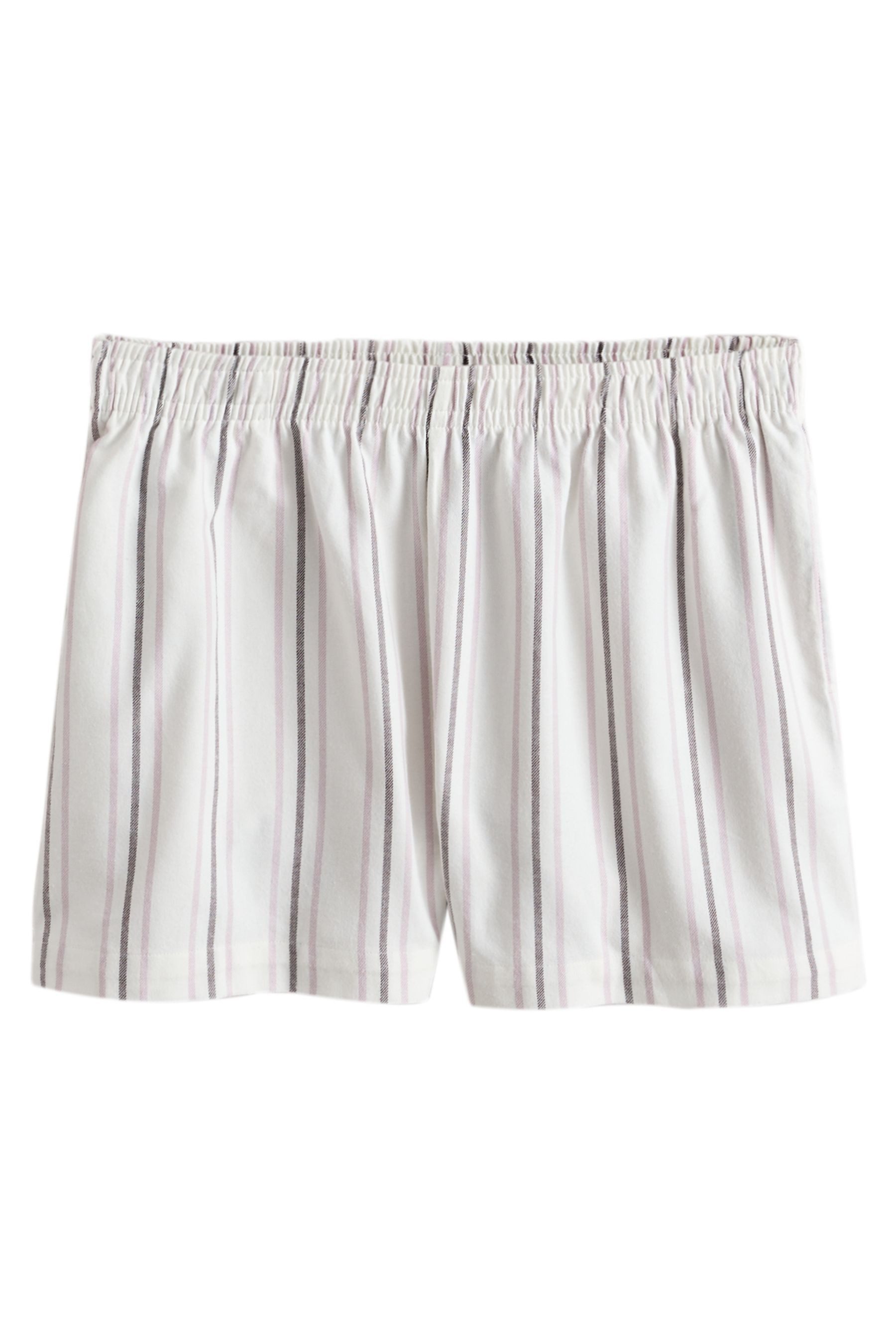 Next Pyjama Kurzer, gestreifter Schlafanzug aus Webmaterial (2 tlg)