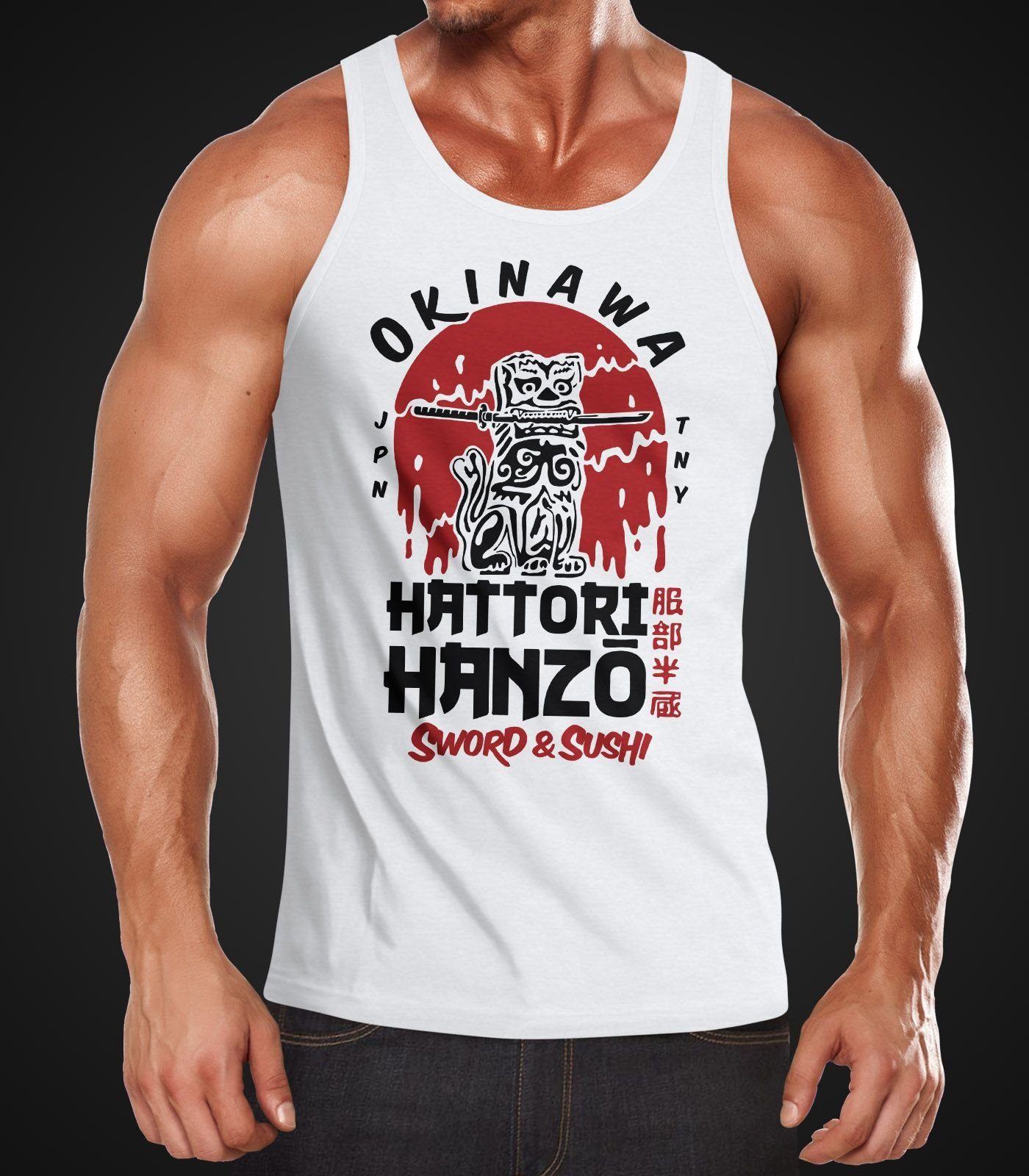 Neverless Tanktop Herren Tank-Top Hattori Hanzo günstig online kaufen