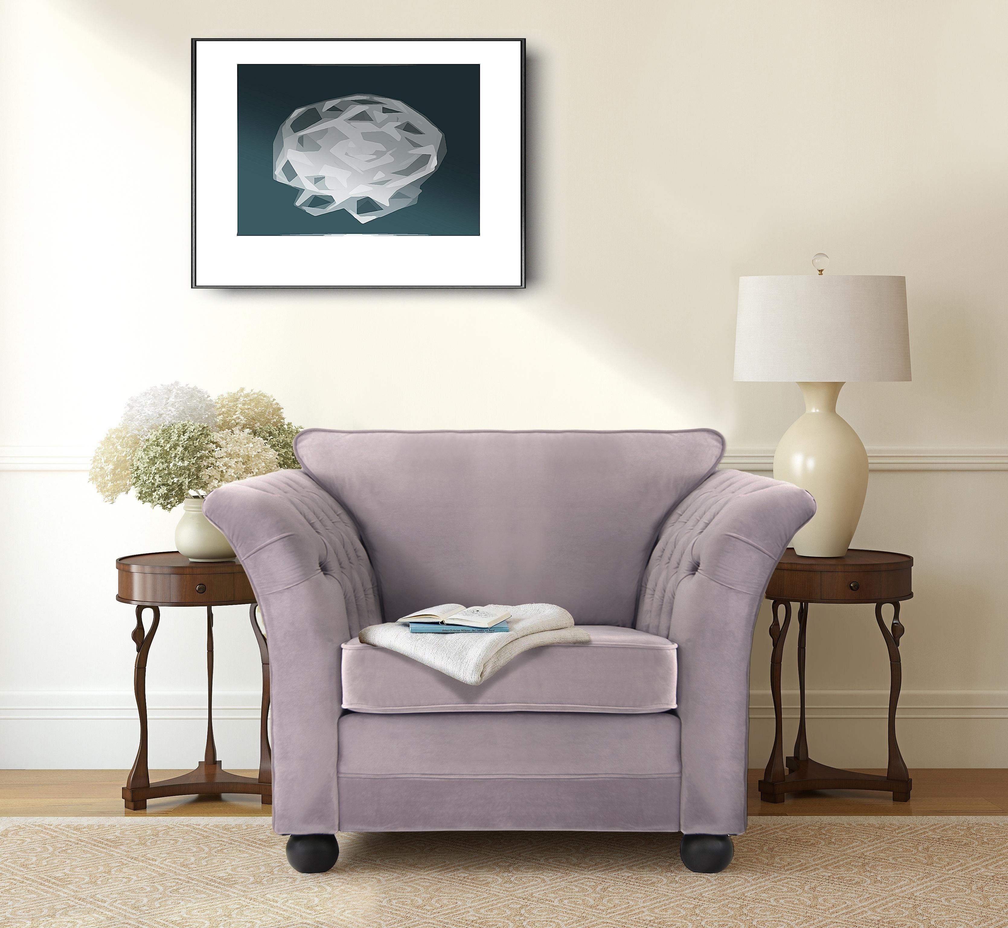 Home affaire Sessel Pajero, mit Knopfheftung an den Armlehn-Innenseiten, Keder