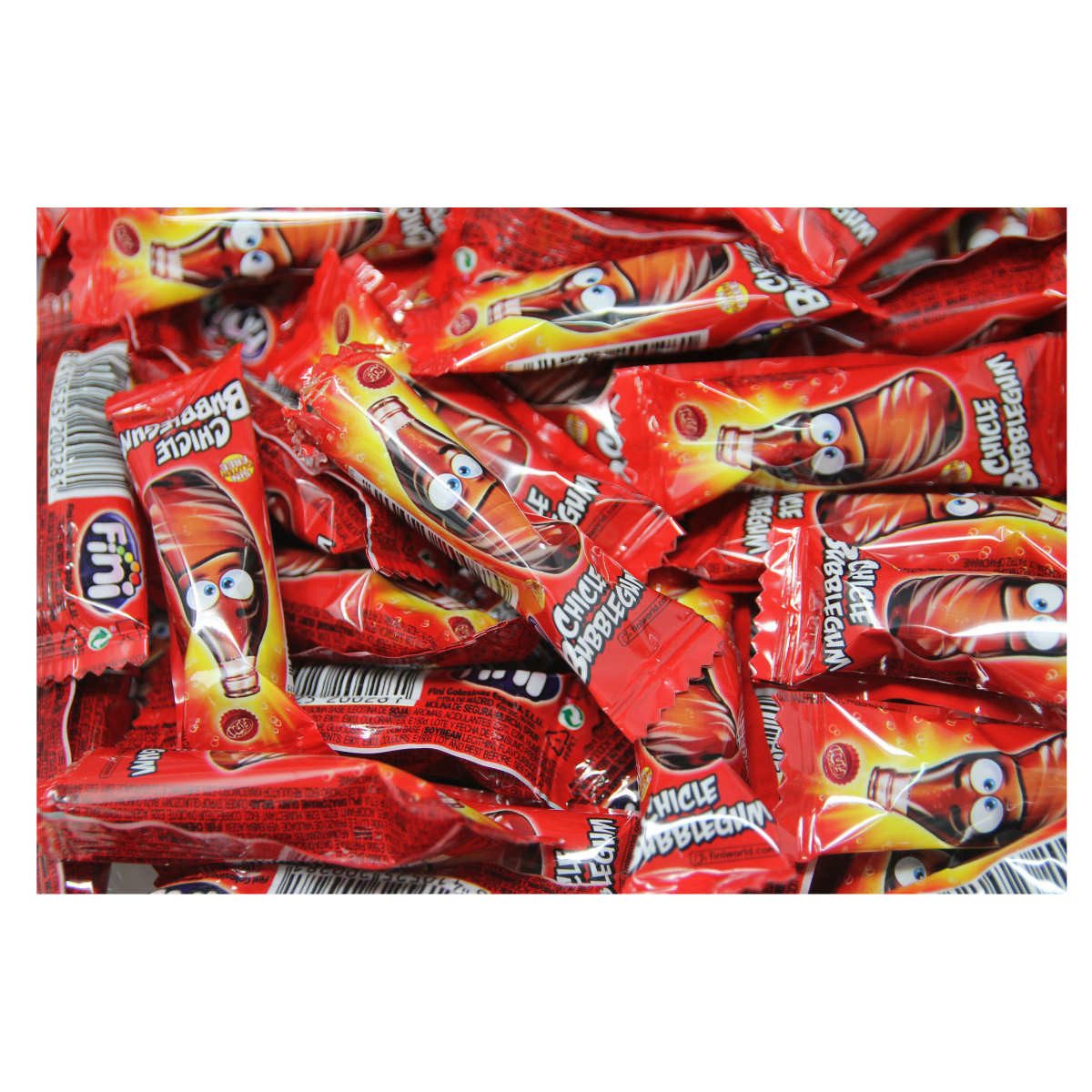 Fini Süßigkeit, Bubble Gum Boom Cola Bottles gefüllt Glutenfrei 200 Stück Display