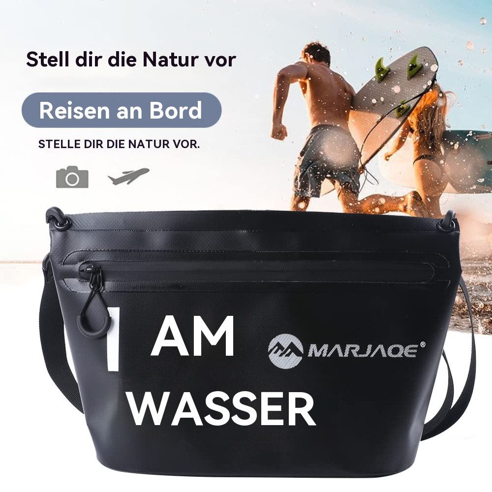 Blusmart Kosmetiktasche Wasserdichte Kosmetiktasche mit Reißverschluss (Schwimm-Umhängetasche, Tragbar, Multifunktional, Große Kapazität), Für Outdoor-Sport