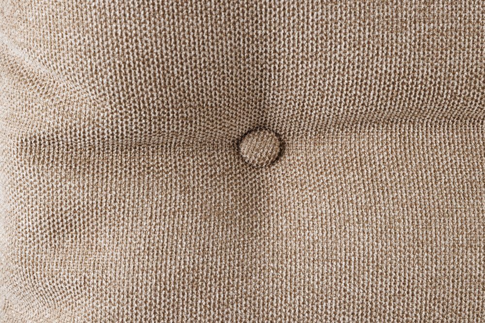 riess-ambiente Sitzbank BIG GEORGE 160cm champagner beige - Samt, Strukturstoff, Metall-Beine (Einzelartikel, 1-St), mit Taschenfederkern & Rückenlehne – ideal  – Bild 4 von 5